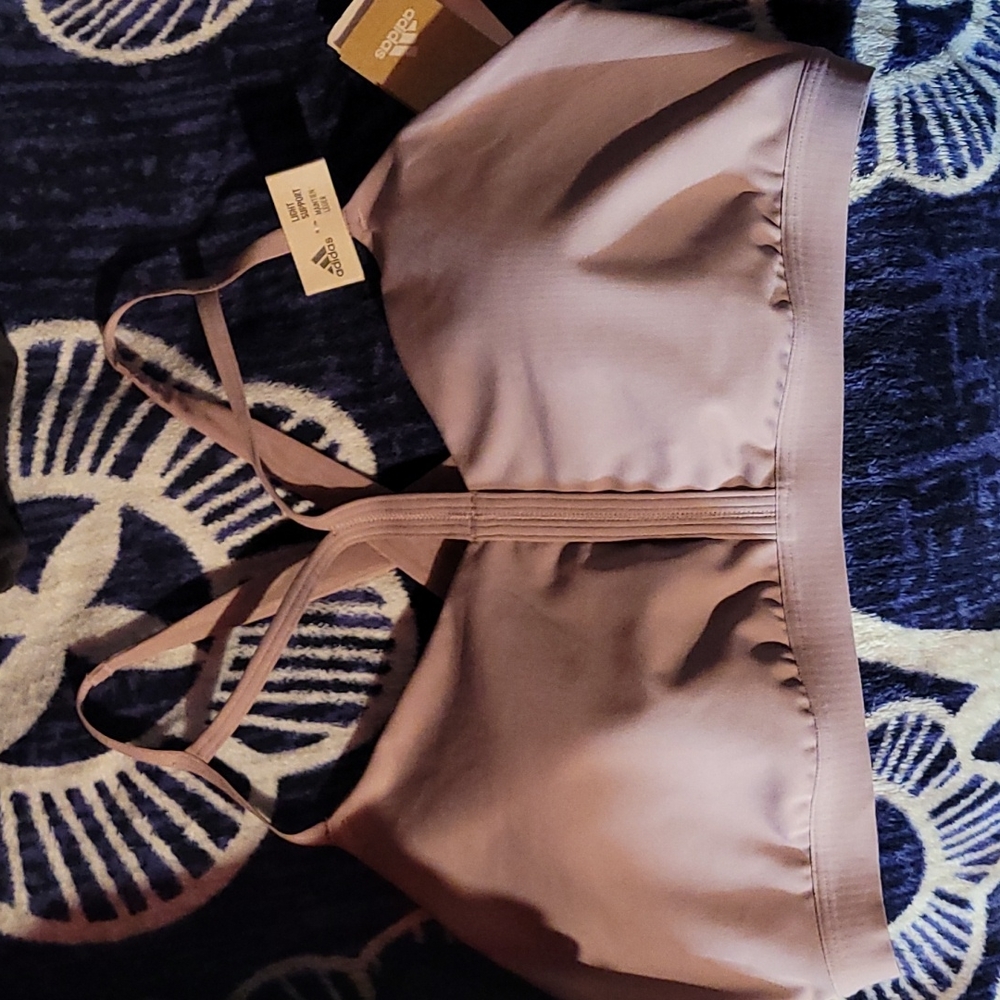 Lavender Purple Adidas Sports Bra XL